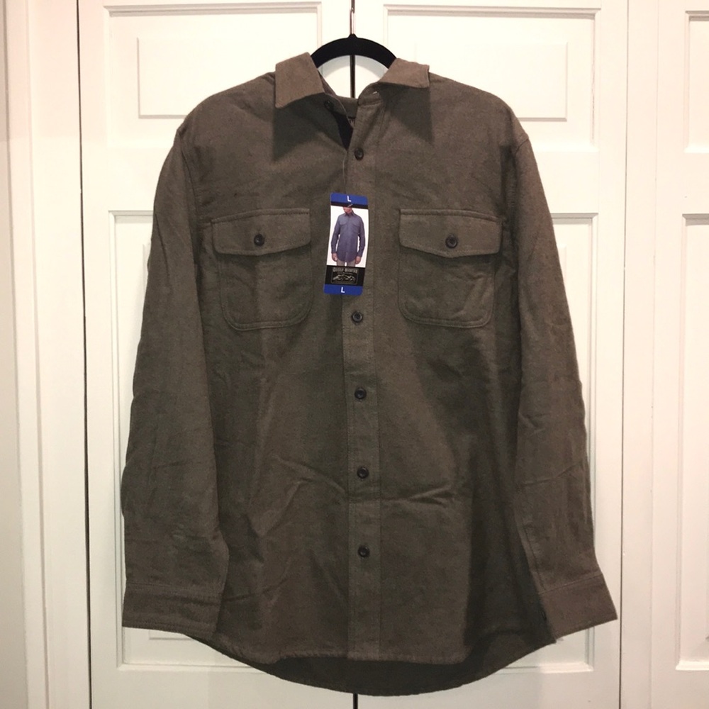 Men’s Large Flannel - Forest Green